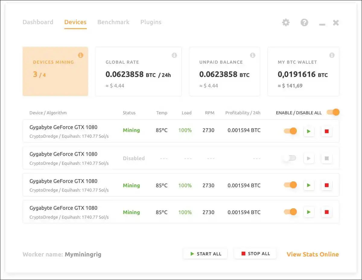 NiceHash Miner — Best for GPU owners who want a hands-off option