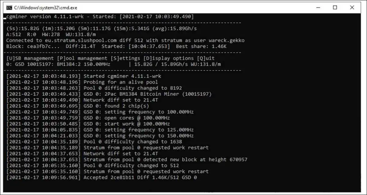 CGMiner — Best for ASIC operators who want full command-line control