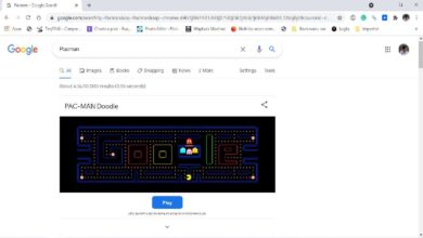 Google Pacman: the doodle to play Pac-Man for free