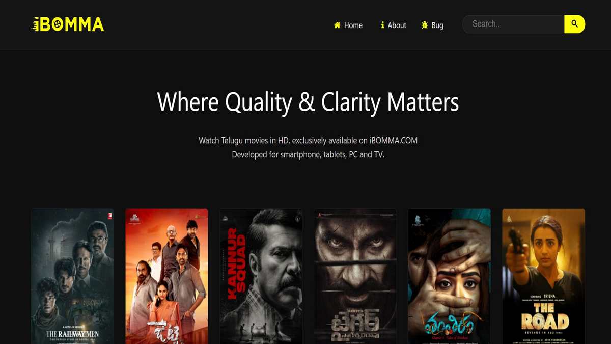 ibomma streaming website