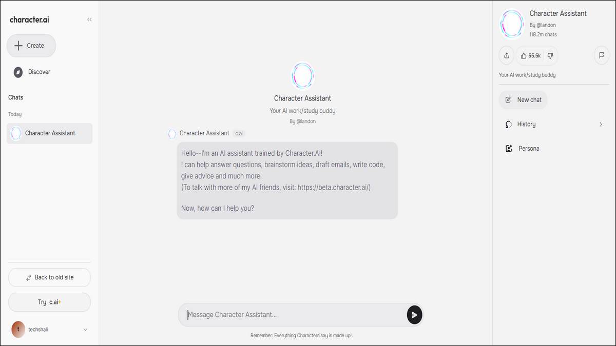 Chat with Character Assistant character ai Chat with Character Assistant character ai