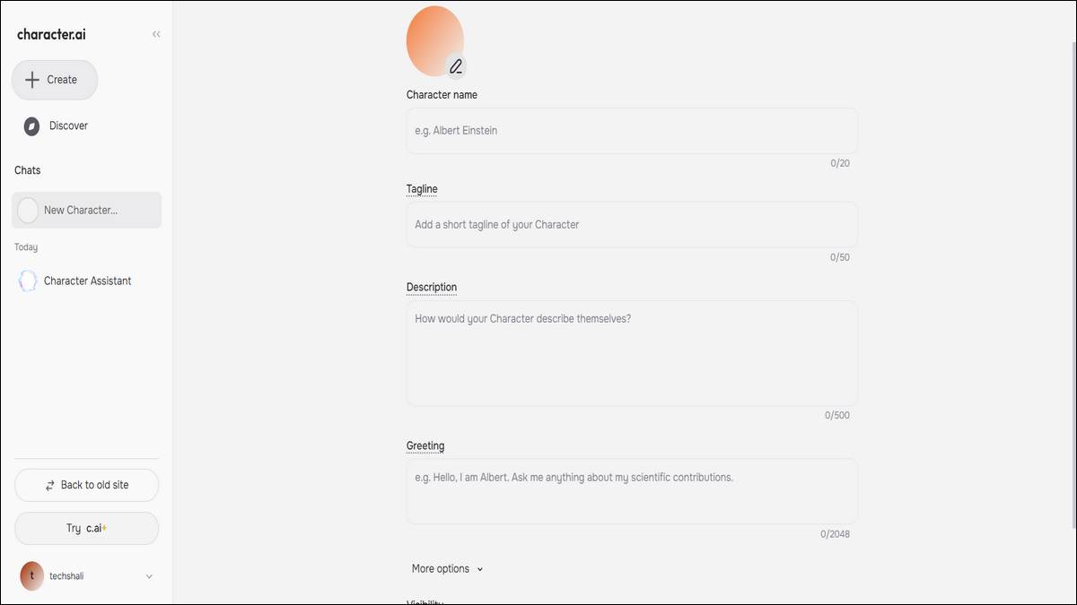 create a character using character.ai create a character using character.ai