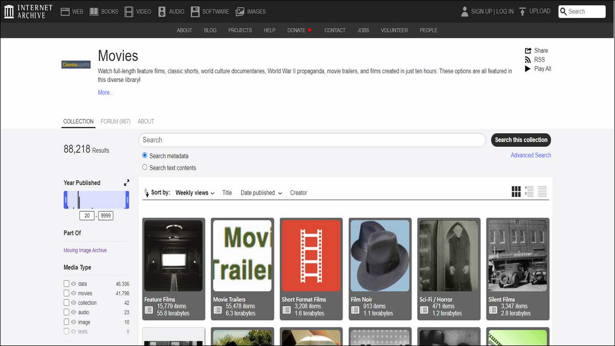 Internet Archive Movies