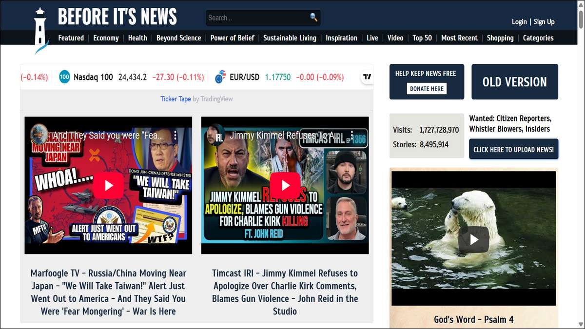Before It's News official website