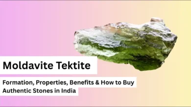 Moldavite—a translucent, bottle-green tektite found only in the Bohemian Plateau.