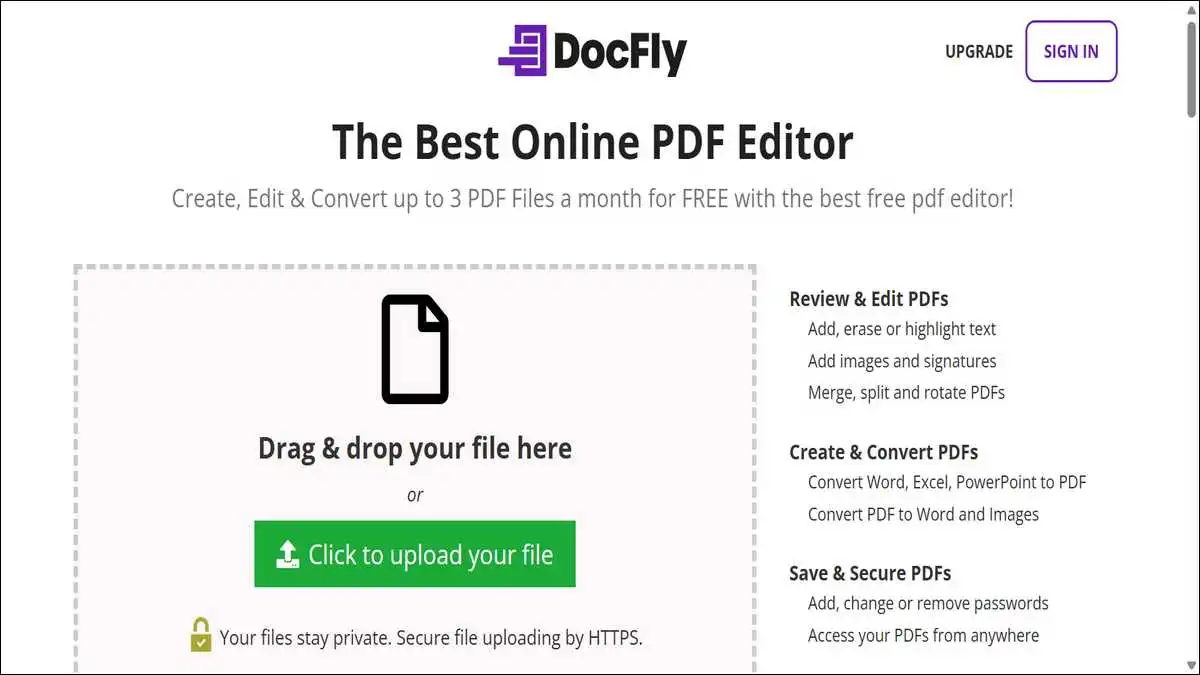 DocFly — Best for Quick Occasional Edits