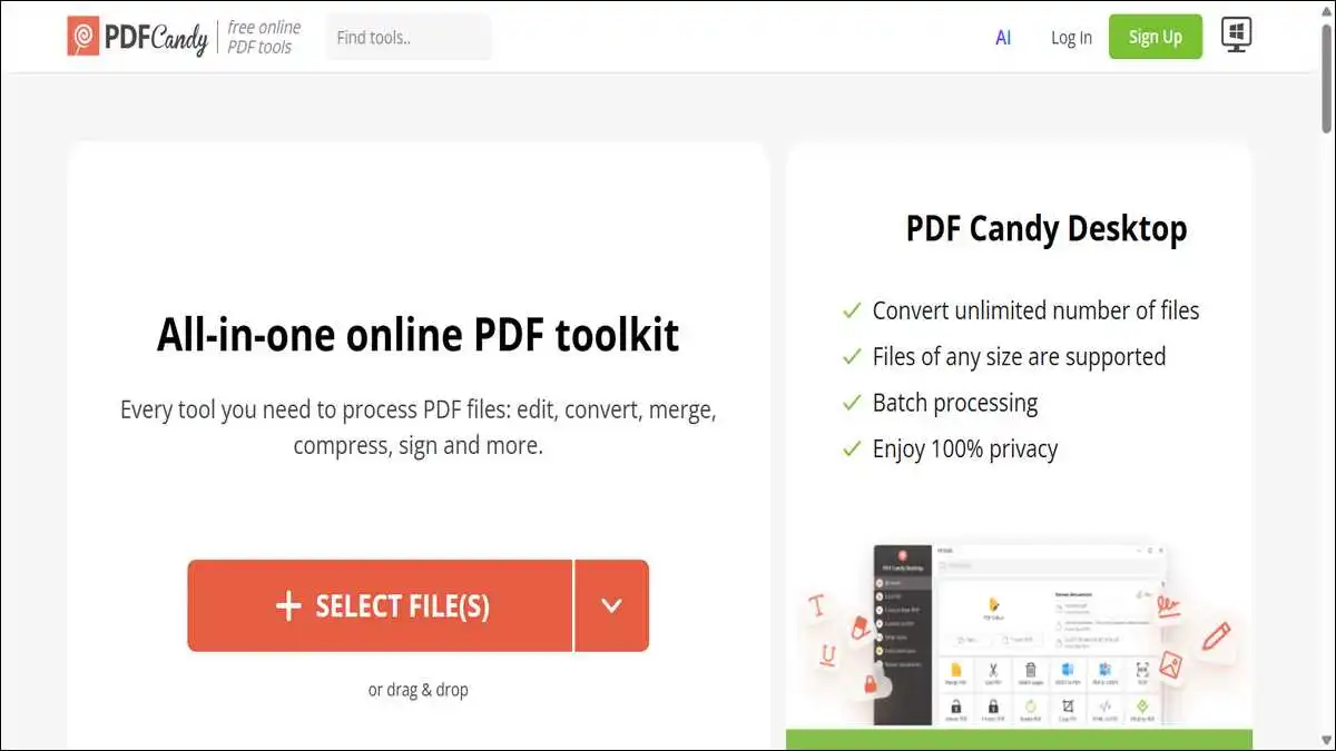 PDF Candy — Widest Tool Count Under One Roof