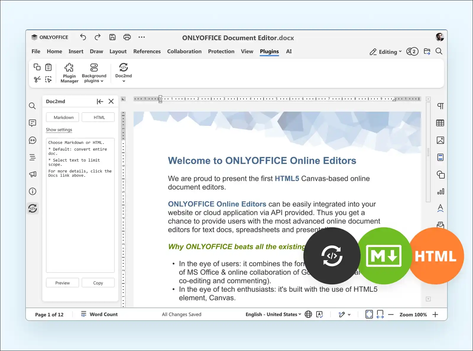 ONLYOFFICE Desktop Editors