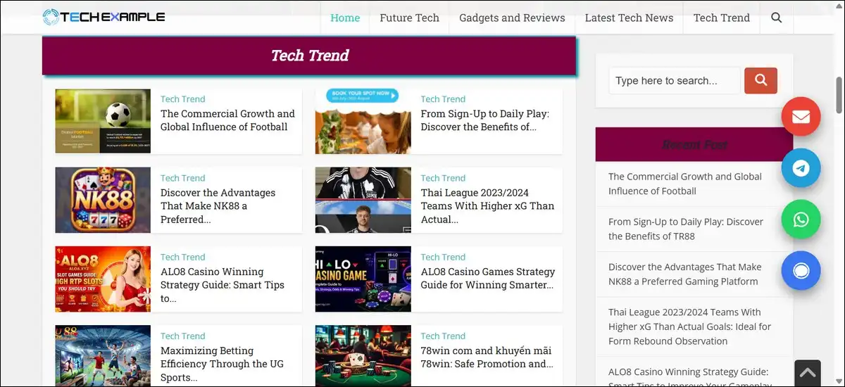 Techexample.org uses simple language and step-by-step formats in most content
