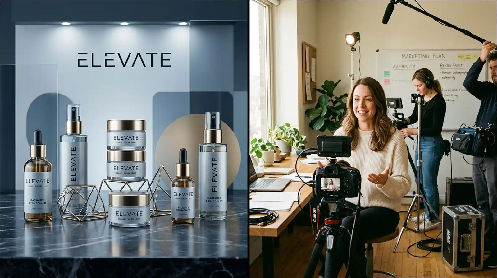 Handheld authentic video outperforming a polished studio ad in engagement